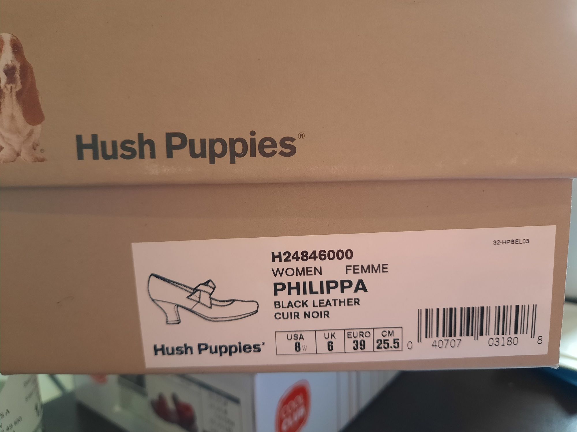Buty czółenka  Hush Puppies r 39