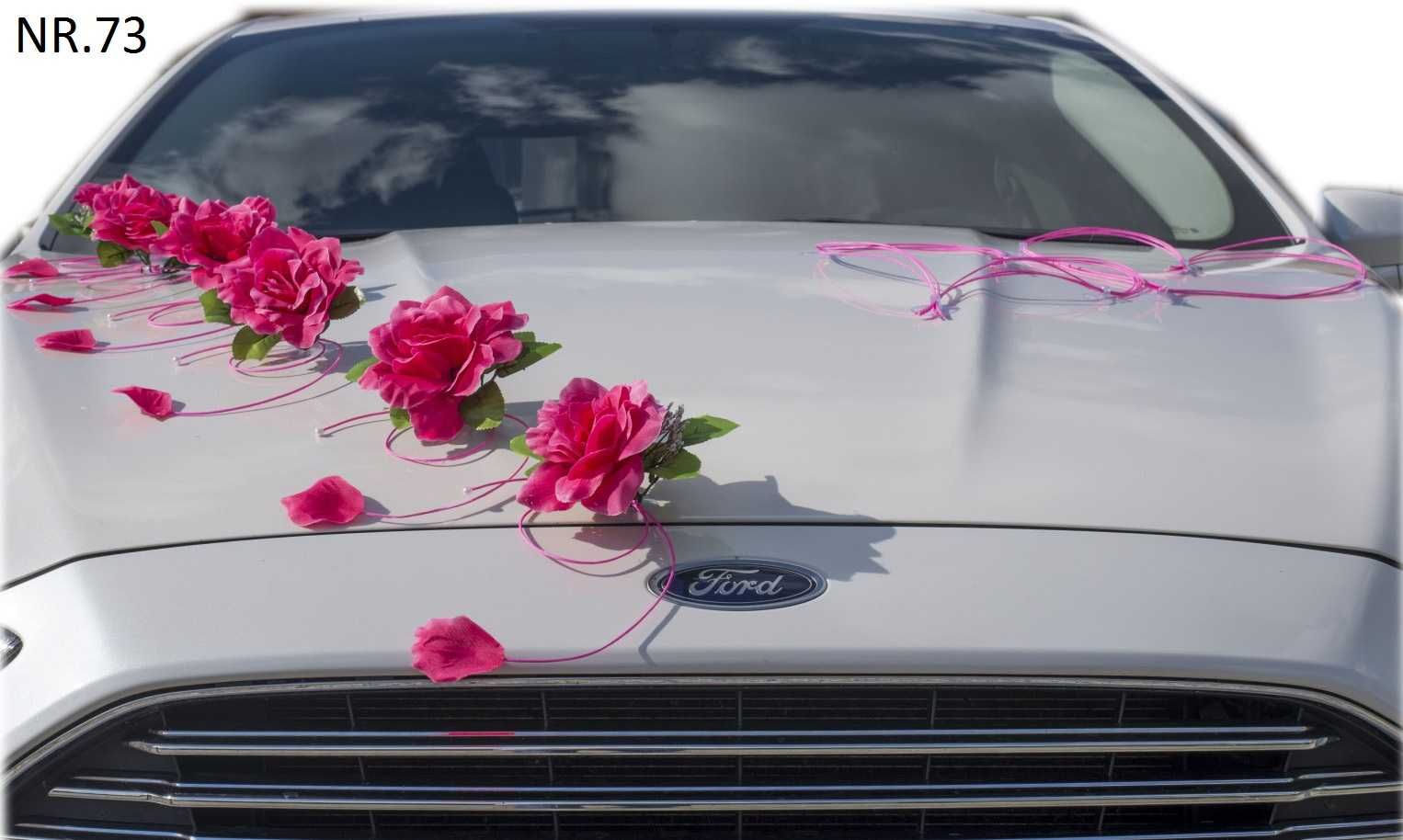 TWÓJ Ślub Twoja dekoracja na samochód ozdoba stroik na auto Nr 073