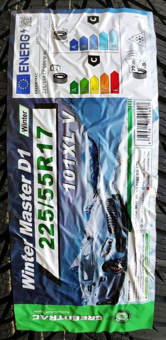 Opony 225/55r17 Greentrac Winter Master D1/2025r 3 lata gwar.