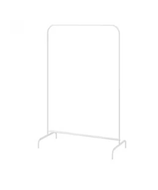 2 półki wiszące SKUBB (Ikea)+Wieszak na ubrania biały,stojacy (Ikea)