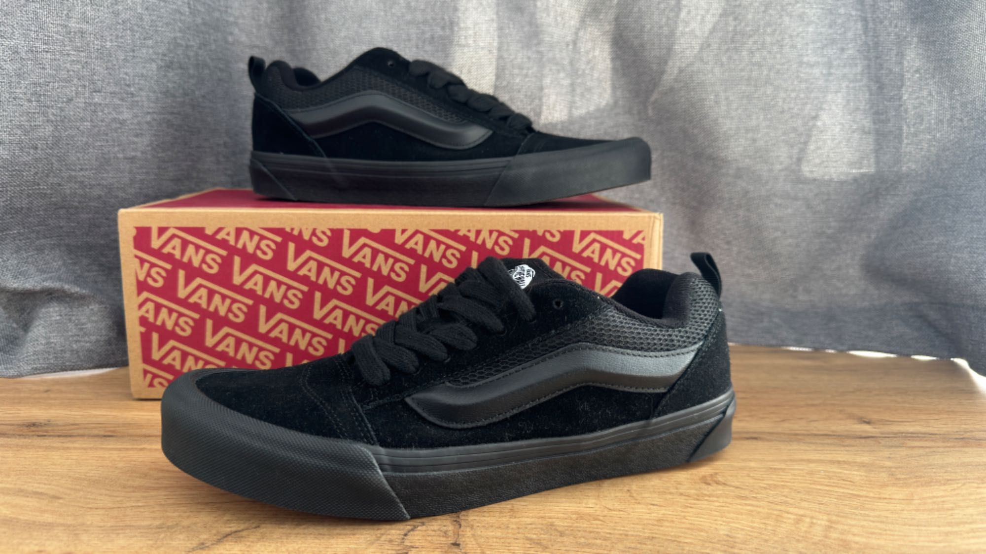 Vans Knu Skool black/black нові
