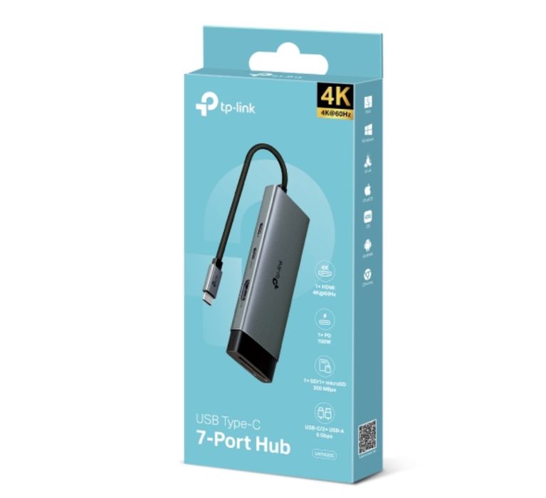 TP-Link UH7020C | Мультипортовий адаптер | Port Hub | Многопортовый