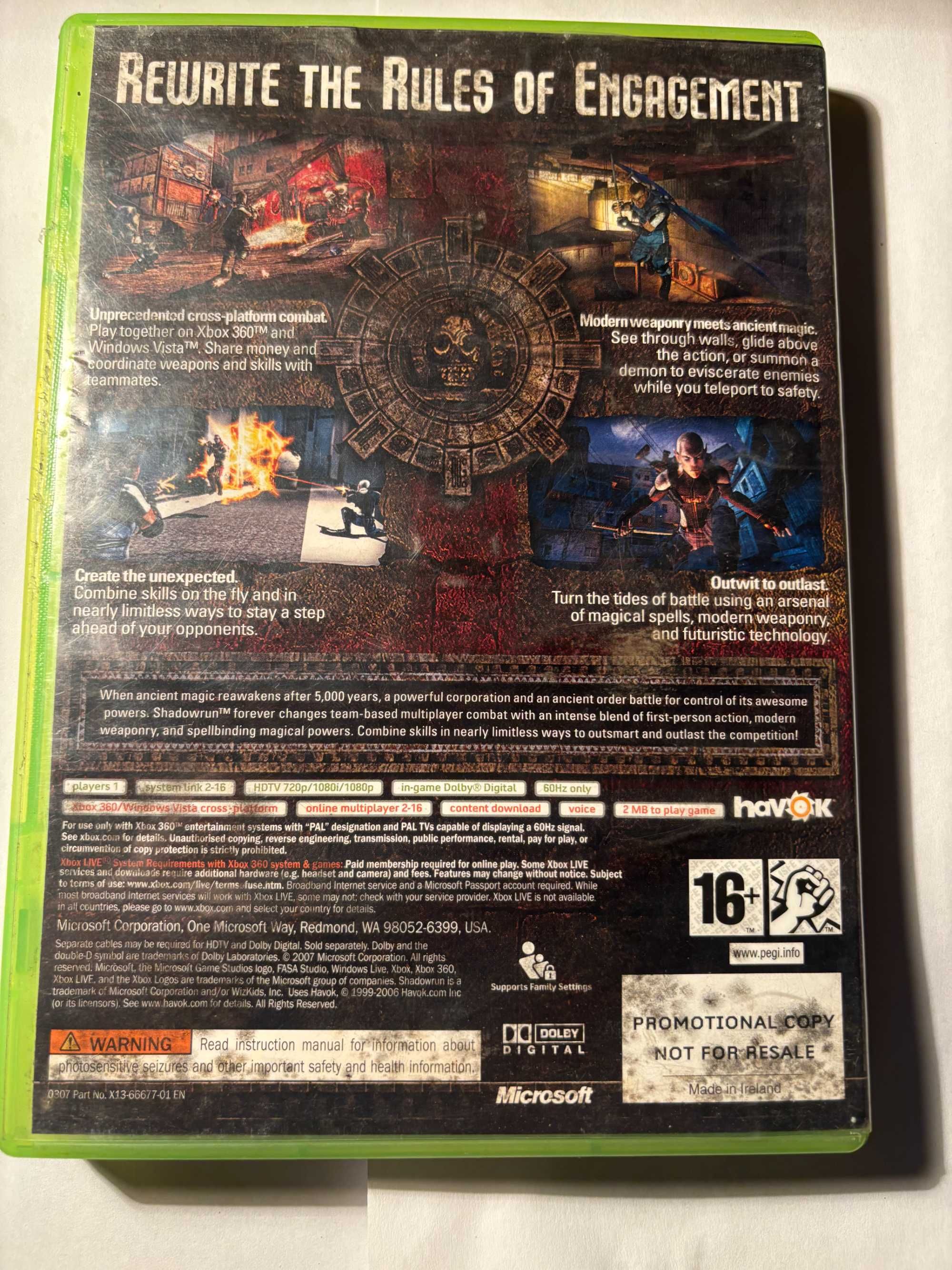 Gra Shadowrun Xbox 360