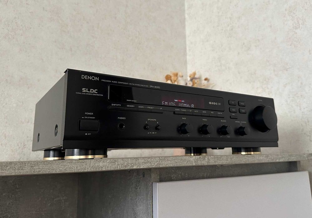 Ресивер Denon DRA-385RD Німеччина (2 × 85 Вт / 4 Ом / фонокоректор)