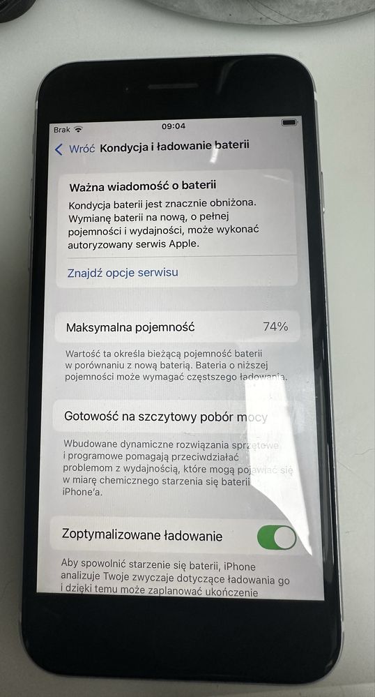 iphone se 2020 bateria 74%