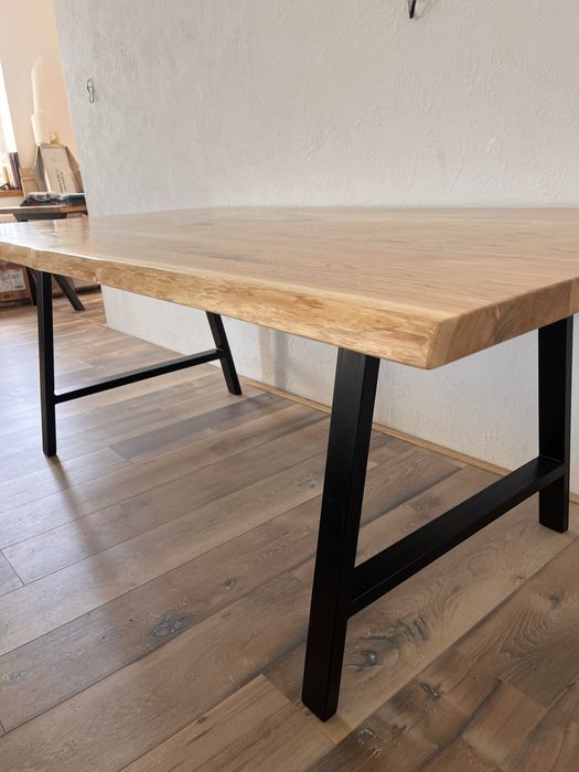 Stół dębowy. Stół loftowy jadalniany. Stoły dębowe. Stół 200/100.