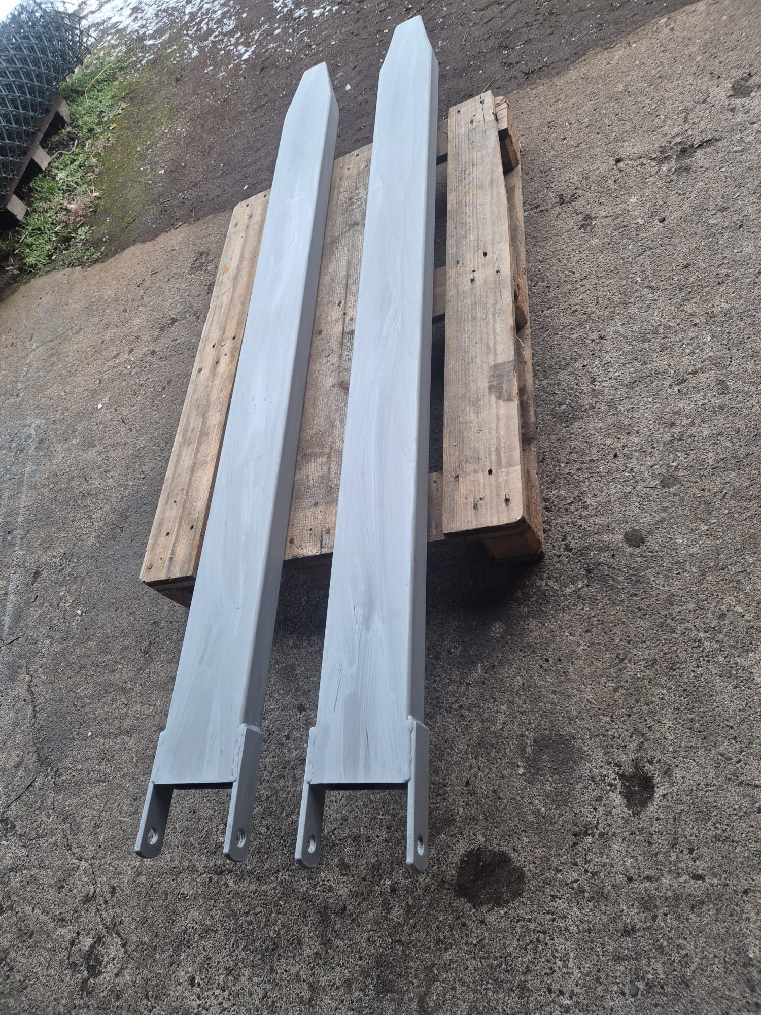 Przedłużki do wideł 200cm 150mm x 60mm Widlak wózek widłowy Manitou