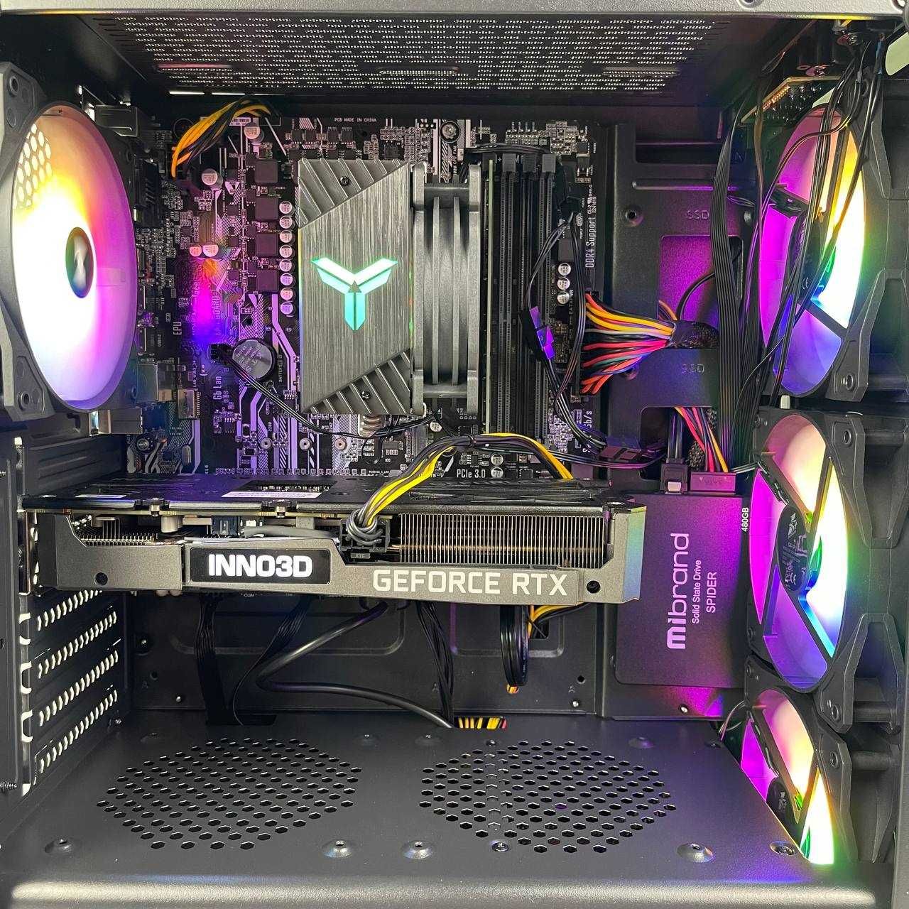 Ігровий ПК RTX 3070/RYZEN 5 5500 12 ядер/32DDR4/500SSD Игровой пк