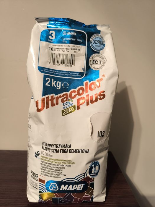 Fuga MAPEI 2kg księżycowy biały