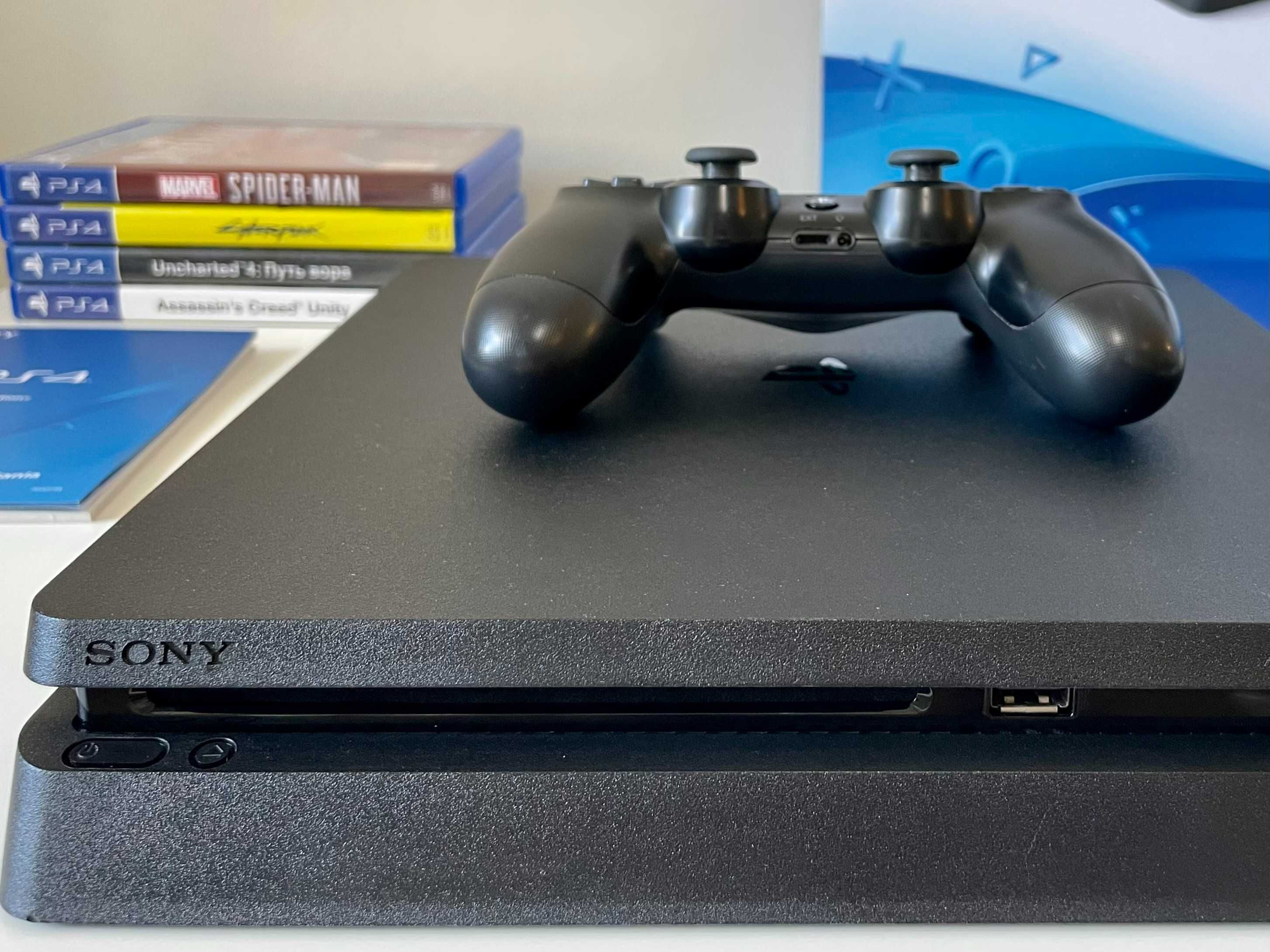 Konsola Ps4 Slim 500GB 2216A PlayStation + Gry