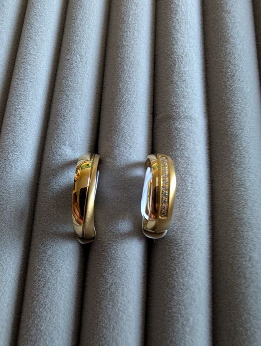 Alianças ouro lâminado 18k lindíssimas