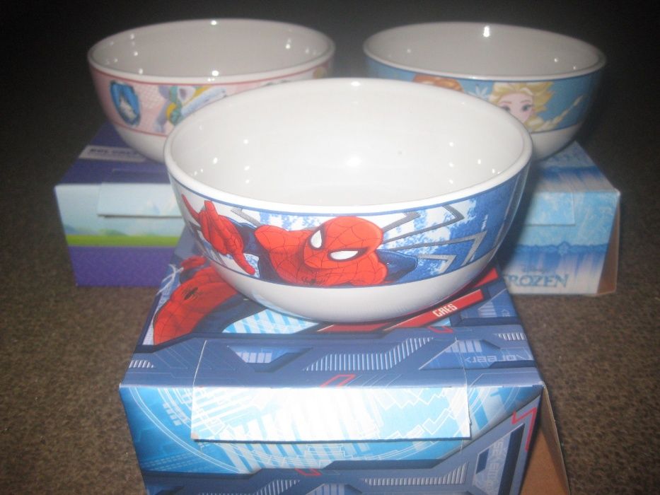 3 Taças para Criança/Paw Patrol, Frozen,Spider-Man/Embaladas!
