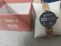 Smartwatch Forever SB-305 36mm Różowe złoto