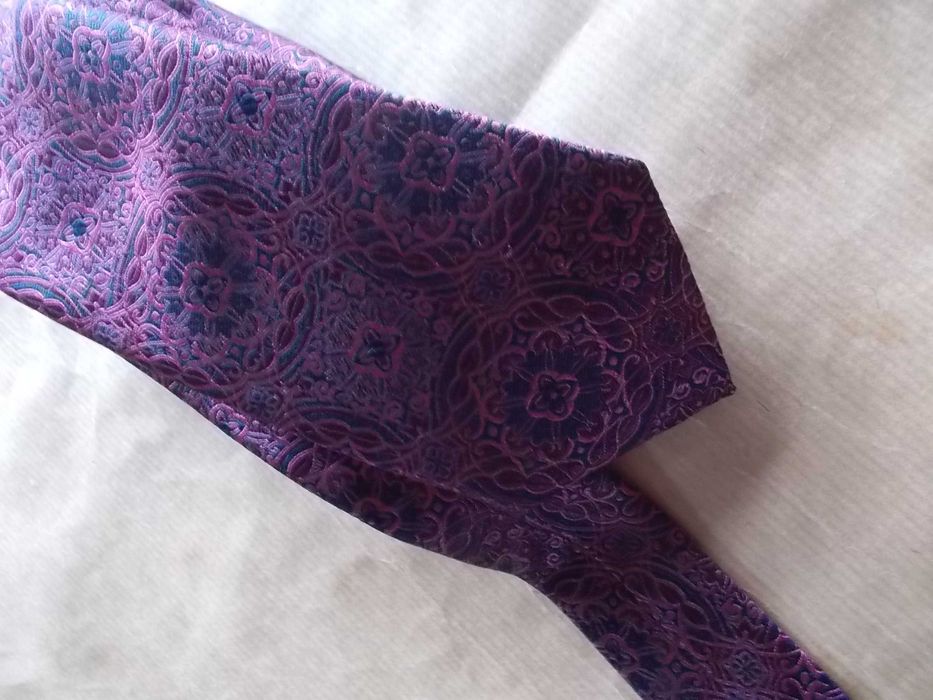 TED BAKER EXCLUSIVE London Nowy Krawat 100% PREMIUM Jedwab/Knotted/ UK