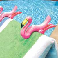 Mola  flamingo ou ananás para toalha de praia espreguiçadeira cadeira