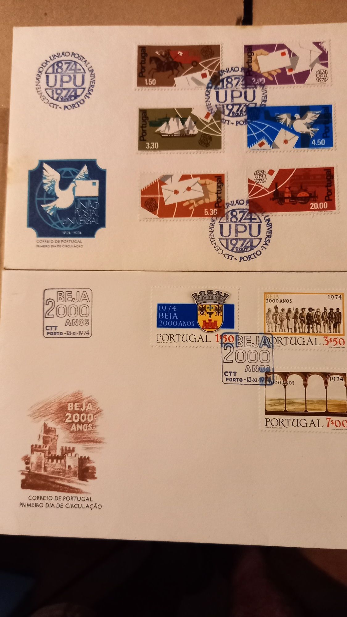 FDC sobrescritos de 1o dia