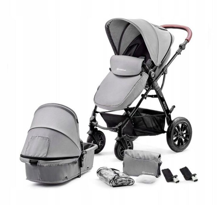 Nowy 1/2 ceny wózek spacerowy/ głęboki 2w1 MOOV Kinderkraft