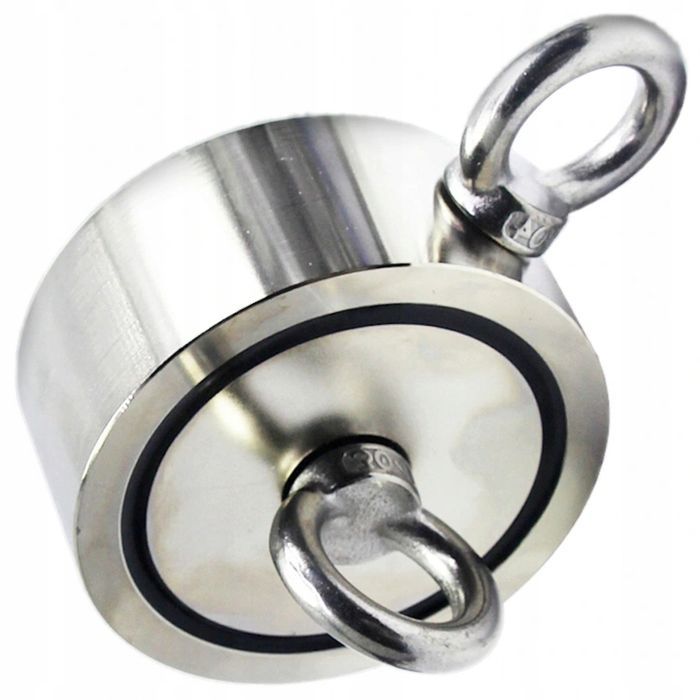 Magnes Neodymowy Uchwyt 100Kg Do Poszukiwań + Lina