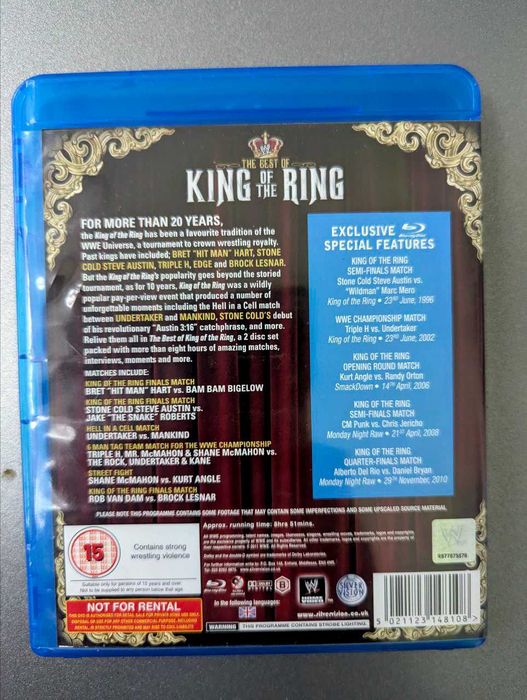 Фірмовий Blu-Ray "The Best of King of the Ring" (WWE)