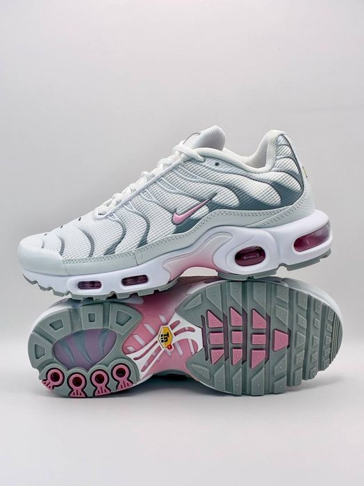 ШИК‼️ Nike Air Max TN + White Pink , жіночі кросівки Найк , Найк ТН