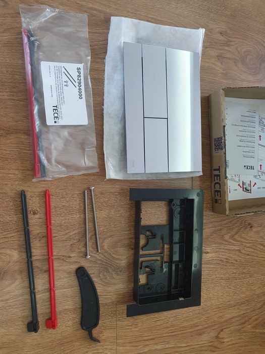 TECE square II - Przycisk metalowy chrom połysk do WC 9.240.831 - nowy