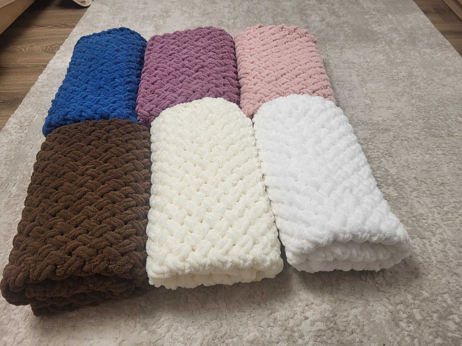 Плед ручної роботи пряжі Puffy Alize