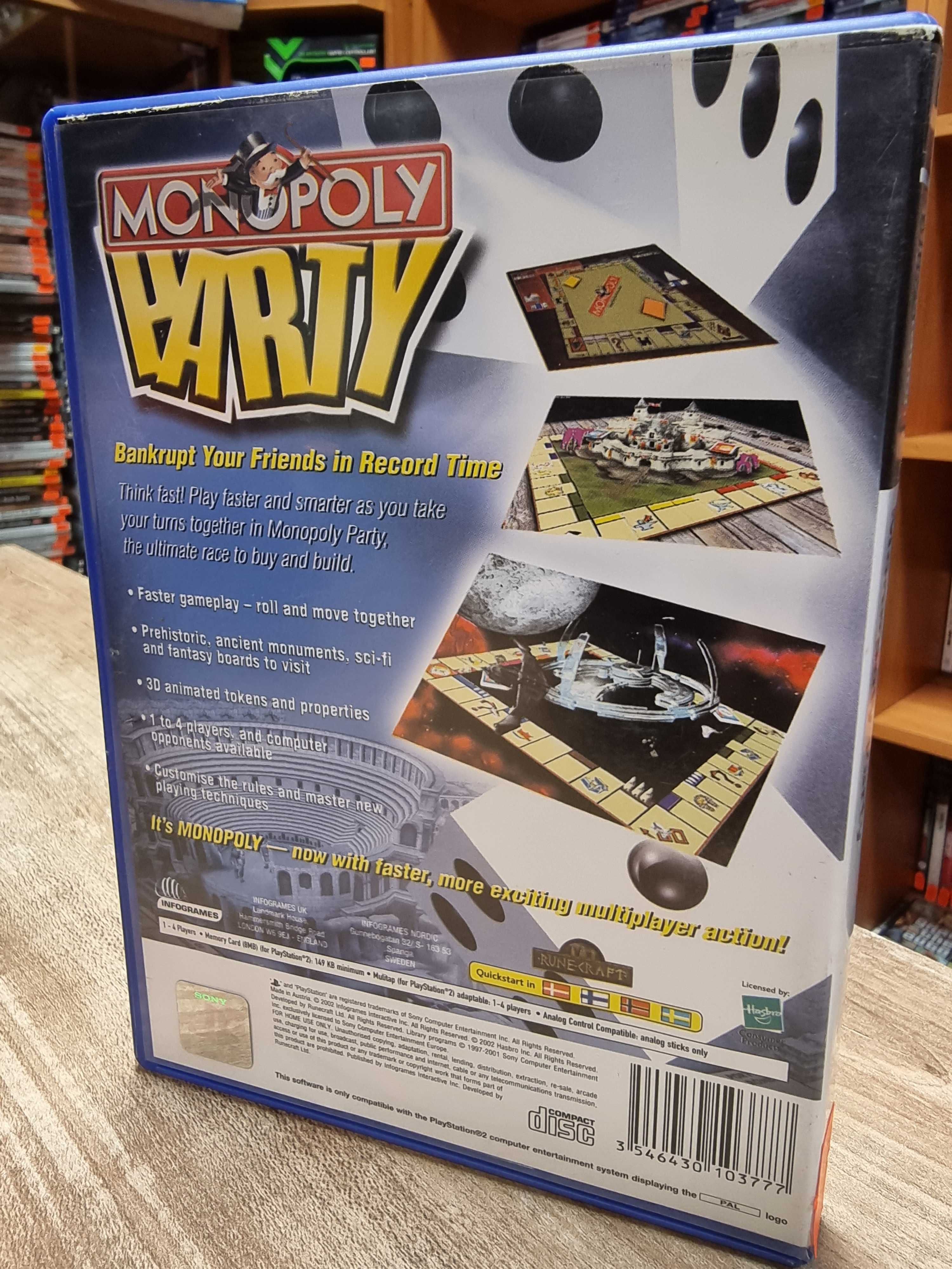 Monopoly Party PS2,  Sklep Wysyłka Wymiana