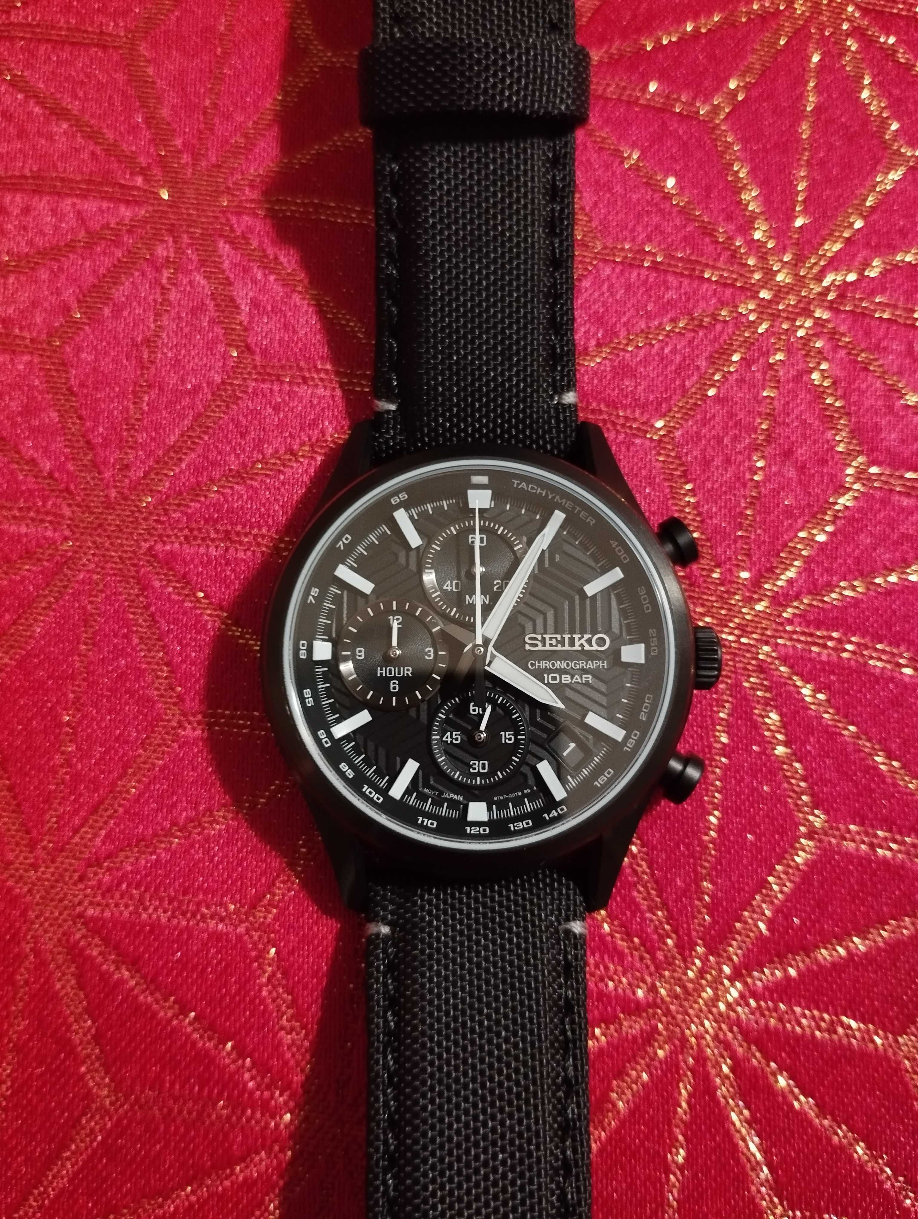 SEIKO Chronograph SSB421P1 - szkło szafir, stan igła, kupiony 11.03.24