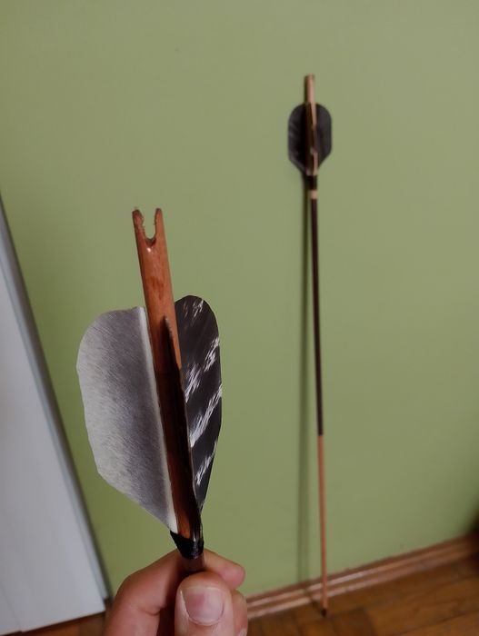 Drewniane Strzały do łuku ręcznie robione malowane