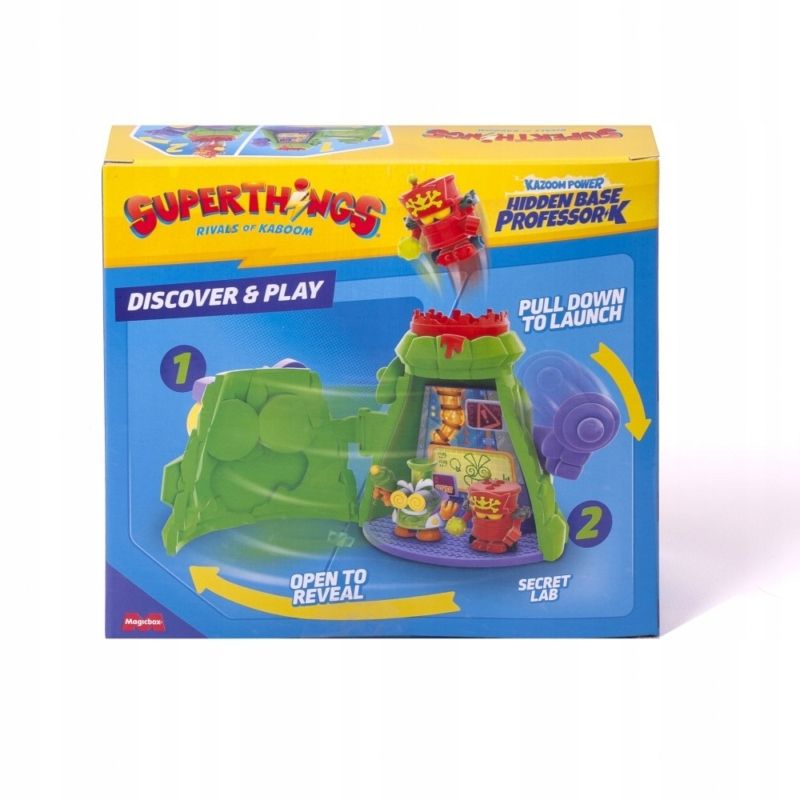 superthings kazoom power kryjówka profesora k hidden base professor k
