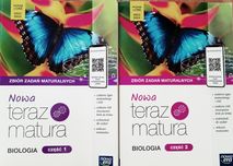 Nowa teraz maruta. Zbiór zadań maturalnych. Biologia. Część 1 i 2. Now