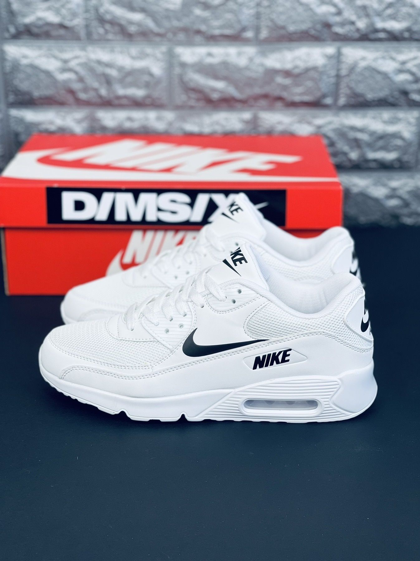 Кроссовки Nike Air Max 90 Белые спортивные кросовки Найк