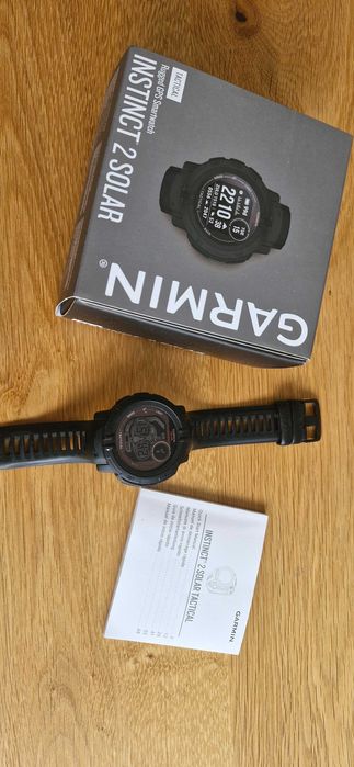 Zegarek Garmin Instinct 2 Solar Tactical - okazja stan igła