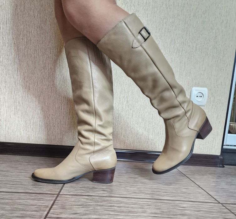 Стильні якісні чоботи з натуральної шкіри matisse, оригінал, бразилія