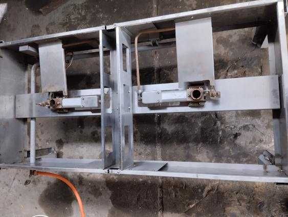 Piecyk gazowy dwupalnikowy gastronomiczny