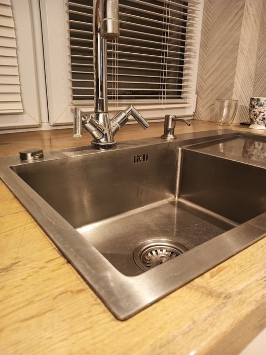 Zlewozmywak kuchenny stalowy