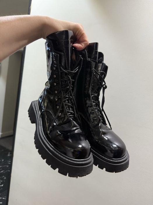 Сапоги кожанные