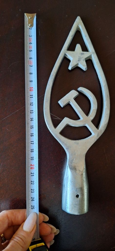 Наконечник на флаг СССР алюминий