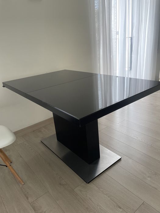 Stół rozkładany 140x85 czarny
