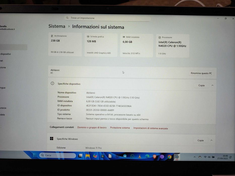 Notebook bvate b5 Novo