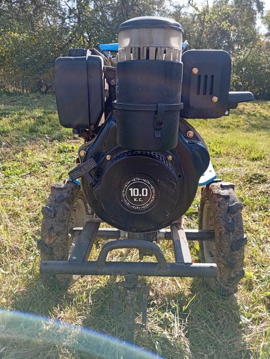 Дизельний мотоблок ДТЗ 510ДН + фреза + обгонні розблокіратори