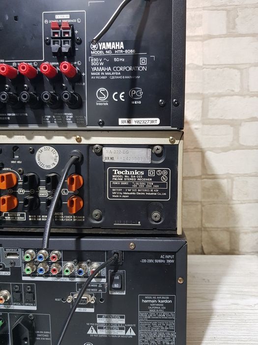 AV ресивер/підсилювач Harman Kardon/Technics/Yamaha HTR-6066
