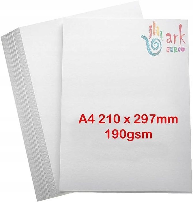papier a4 190 g/m² 90 arkuszy biały