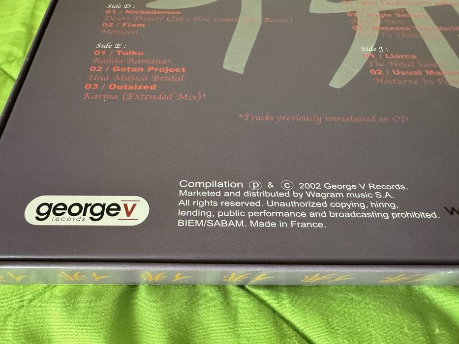 Budda Bar IV Vinyl Box RARA 5 LPS