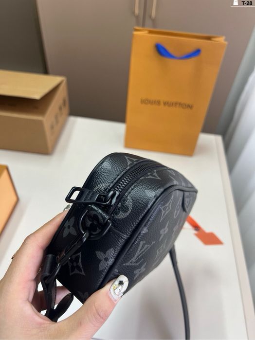 Сумка Louis Vuitton мужская черная shadow унисекс оригинал