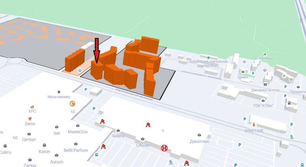 Унікальне планування! Найкраща пропозиція! 60,35 м.кв., 1-кімнатна.