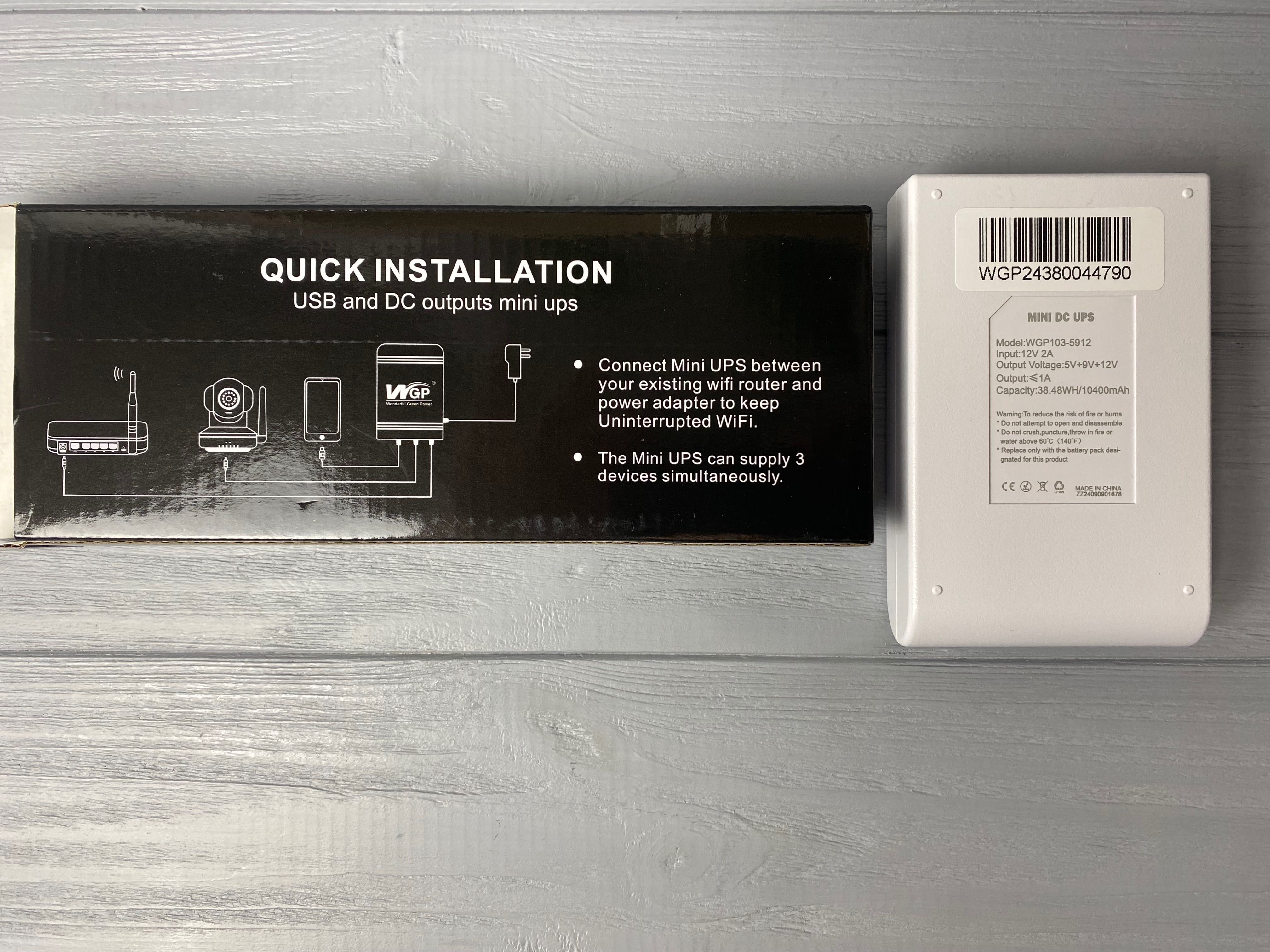 Пауэрбанк WGP miniUPS, power bank