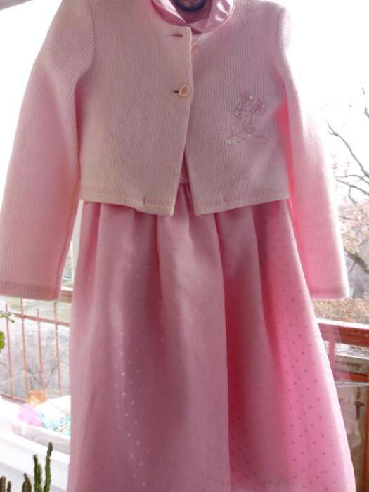 Комплект, костюм платье + жакет на девочку 4, 5, 6 лет