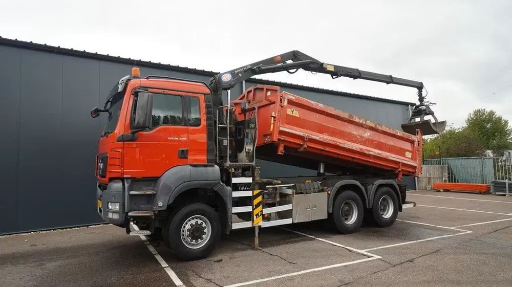 MAN TGS 28.400 / 6x6 / WYWROTKA 2-STRONNA Z HDS HMF 1643 Z2/ EURO 5