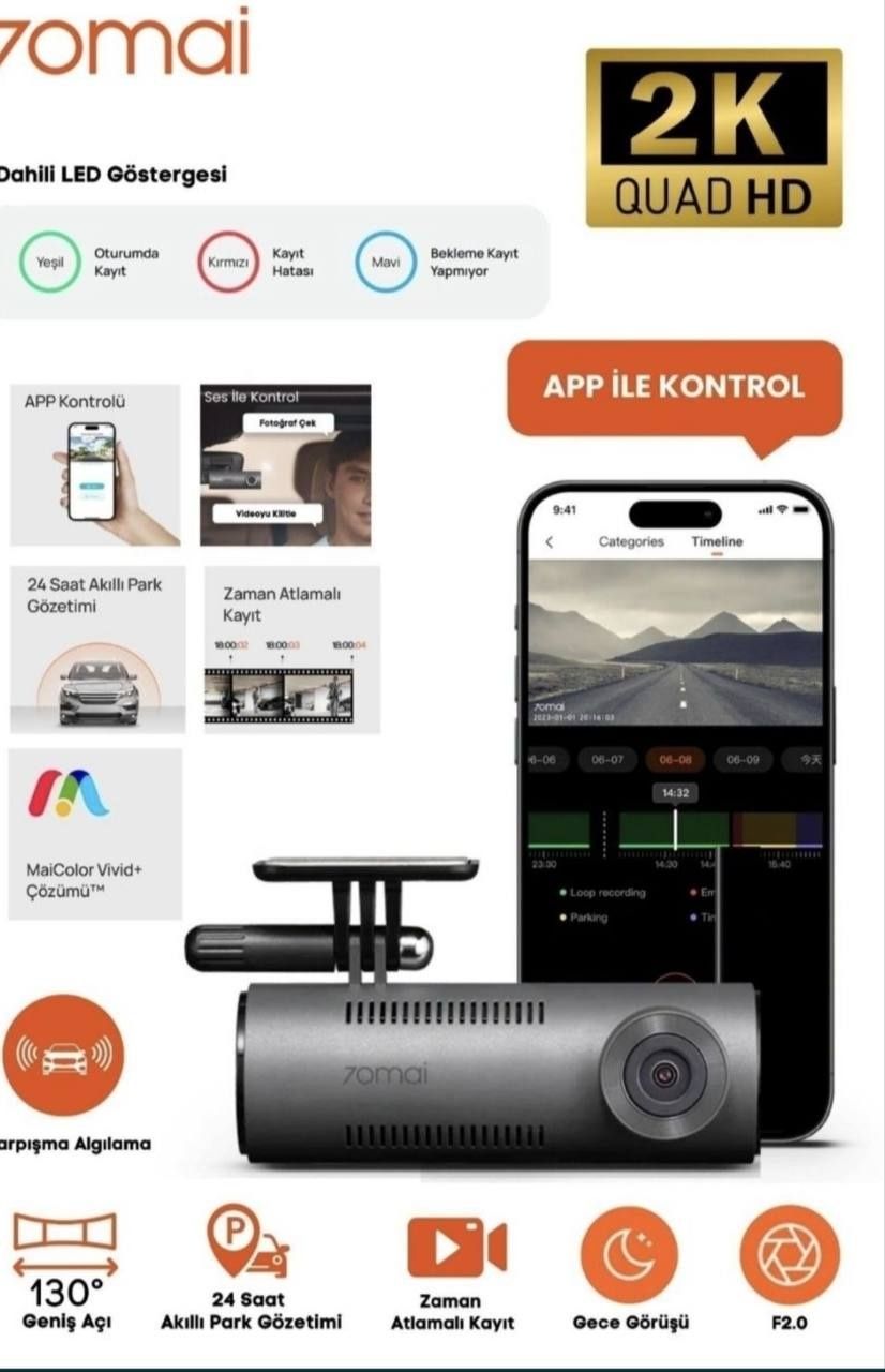 Відеореєстратор: Xiaomi m310 70mai Dash Cam